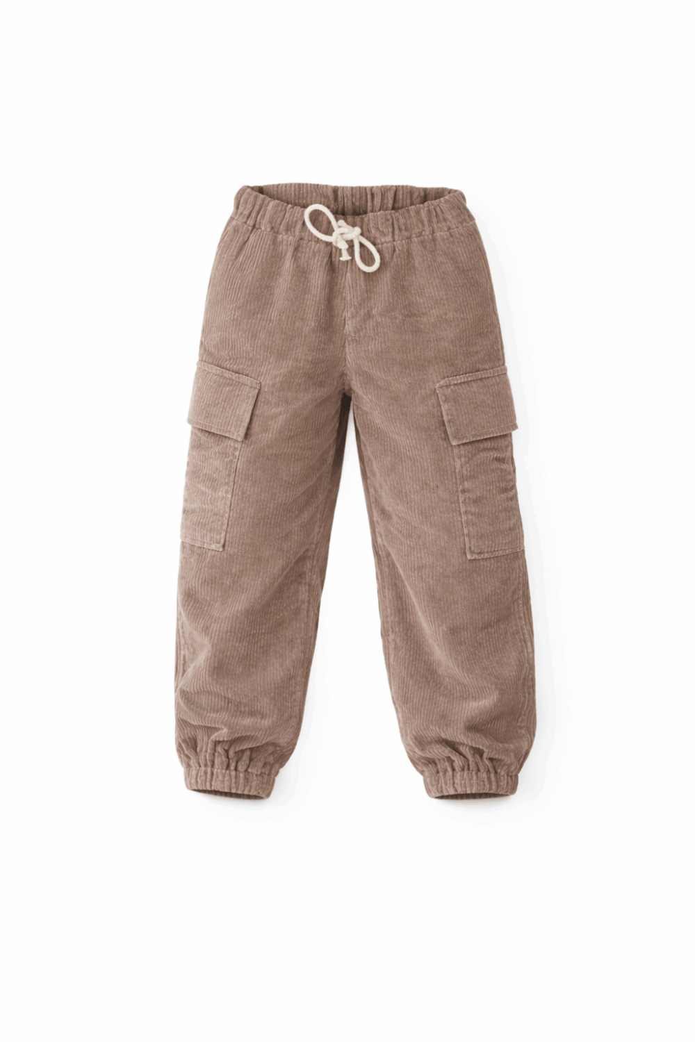 Cargo broek bruin rib Cargo broek bruin (rib)