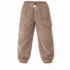 Cargo broek bruin rib Cargo broek bruin (rib)