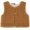 gilet teddy bruin effen Gilet bruin (teddy)
