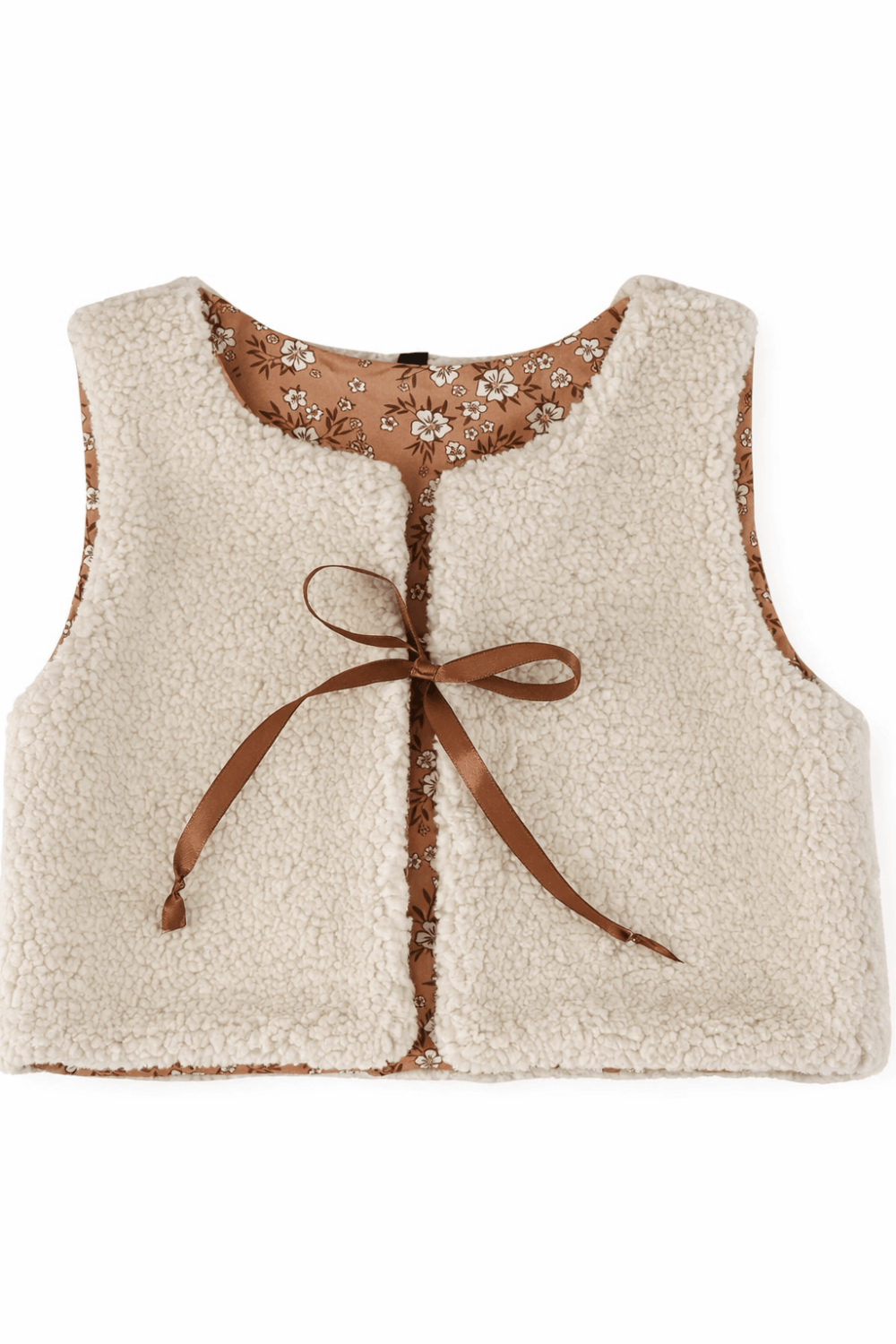 Gilet roomwit (teddy)