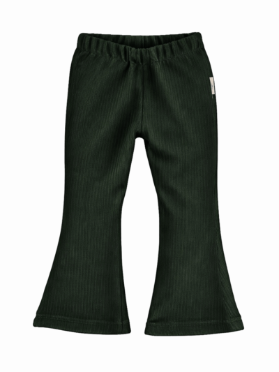 flared velvet groen meisjes
