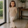 Knitted sweater camel