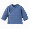 Baby overslagshirtje blauw (mini cable)