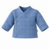 Overslagshirtje blauw wafel Overslagshirtje blauw (wafel)