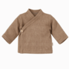 Baby overslagshirtje cacao (mini cable)