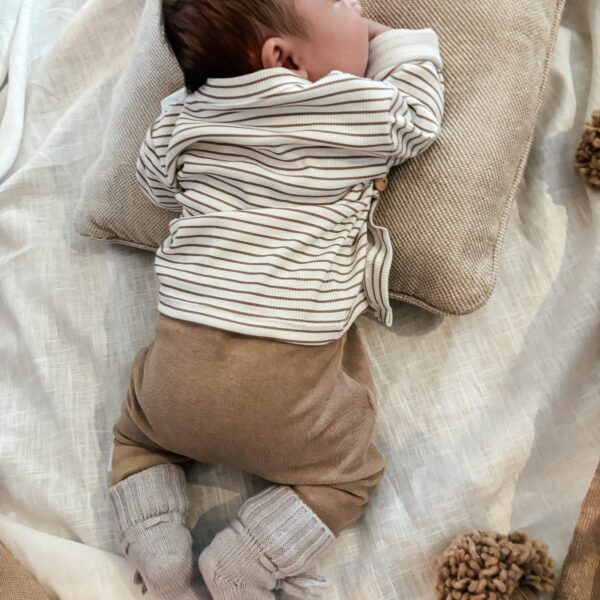 Broekje | taupe (badstof)