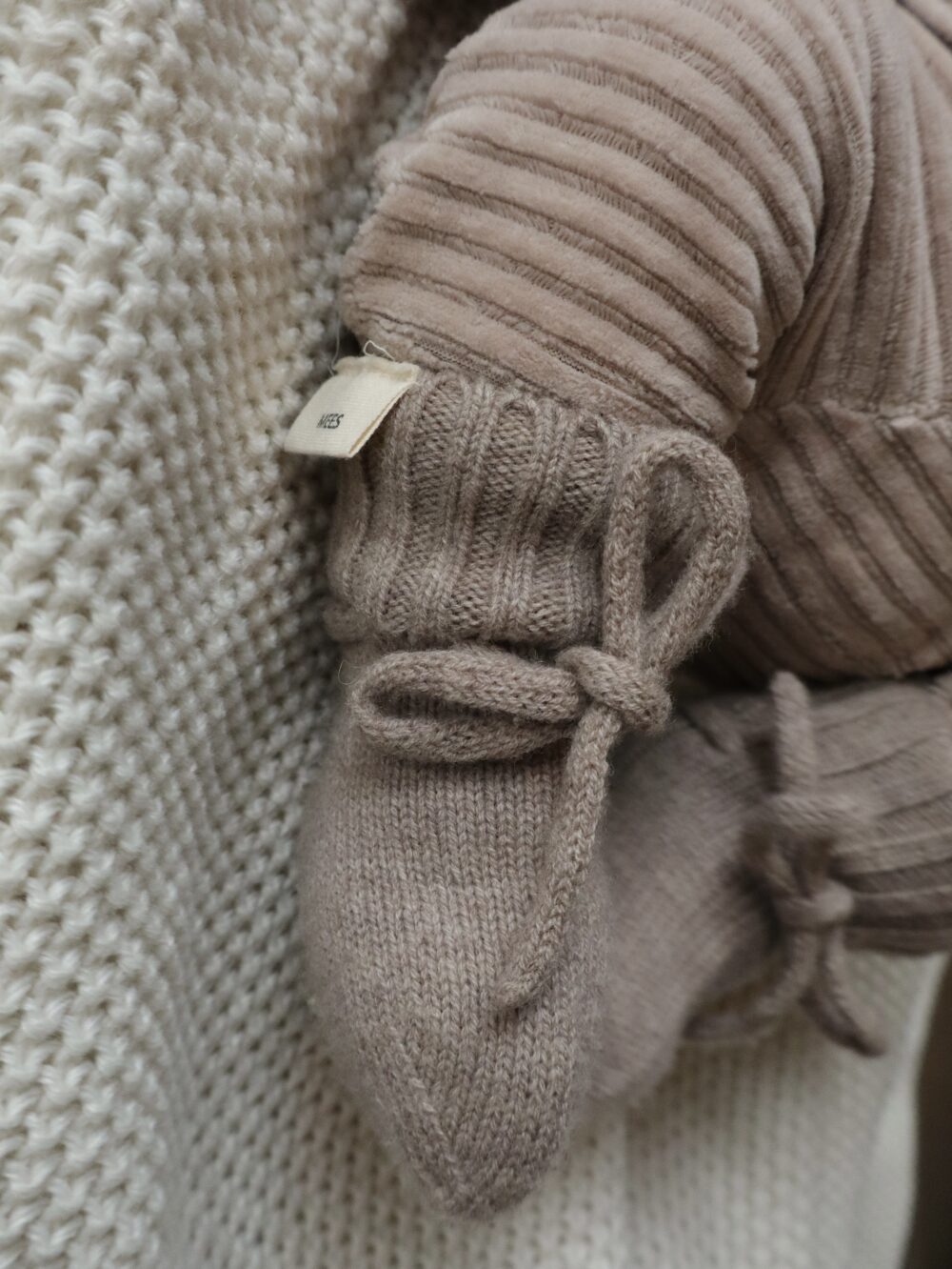 Boxpakje | taupe (velvet rib)