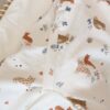 Baby boxpakje wit met cheetah print
