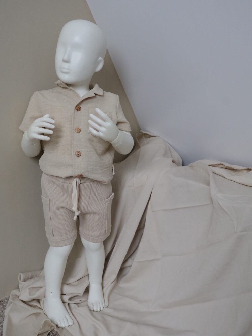 Blouse | beige (linnen)