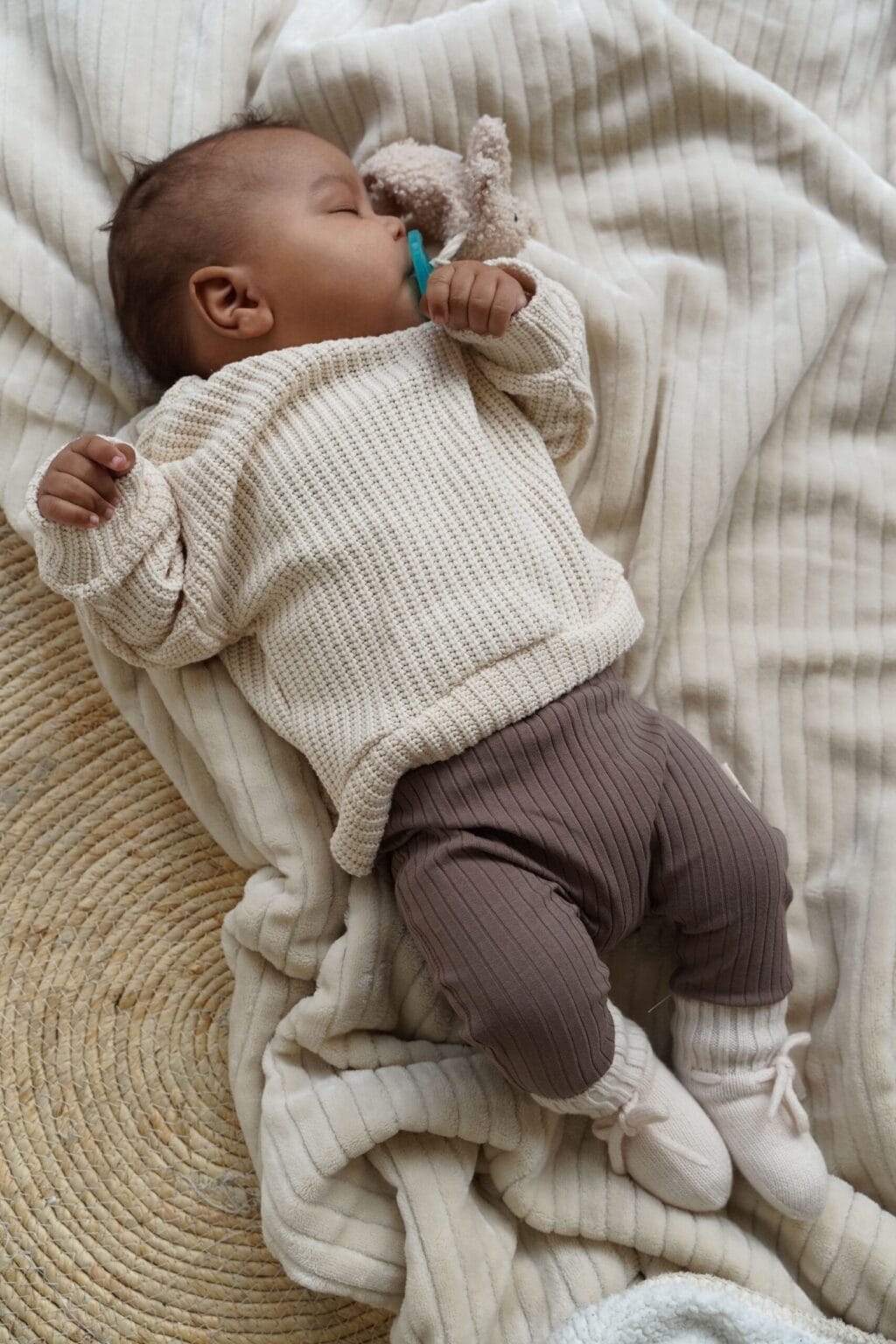 Broekje | bruin (brede rib)