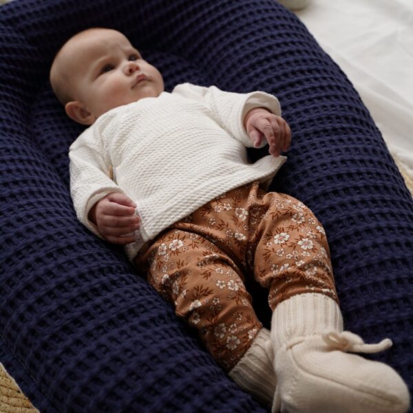 Broekje | bloemen bruin