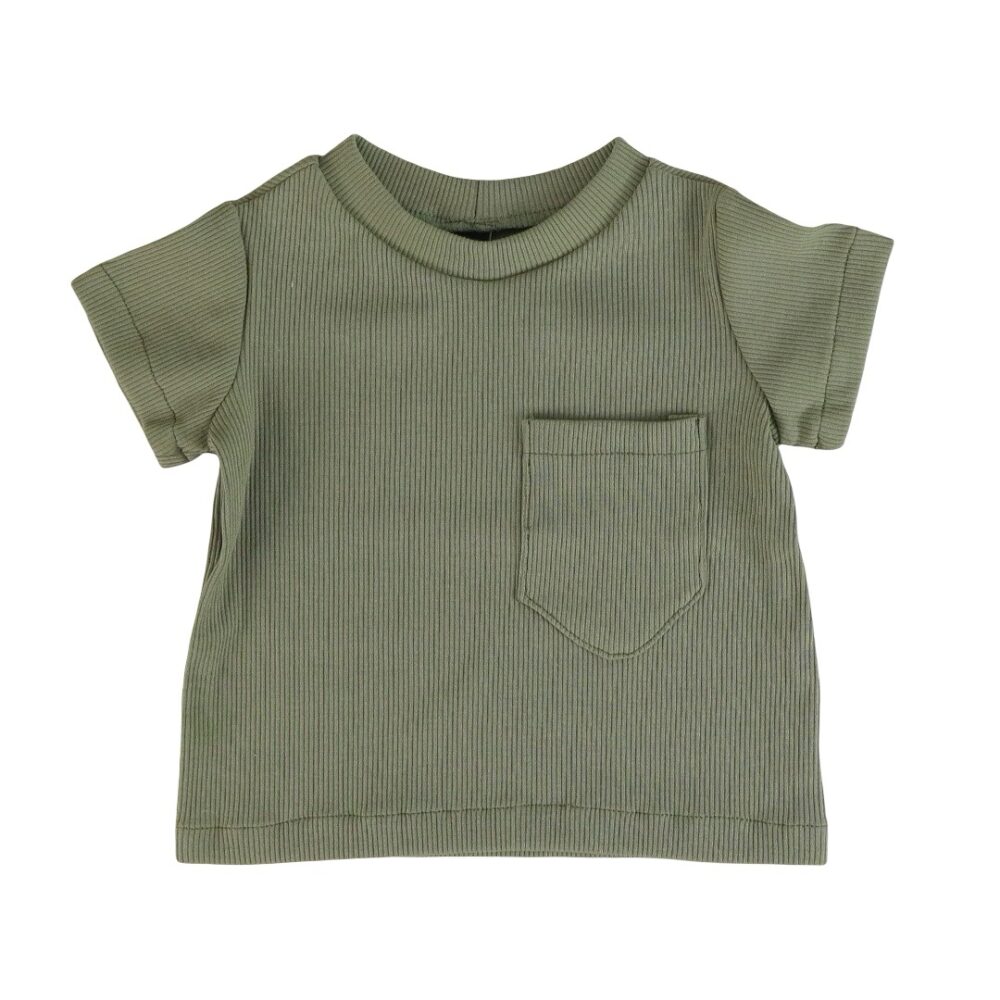 Shirt | groen (rib)