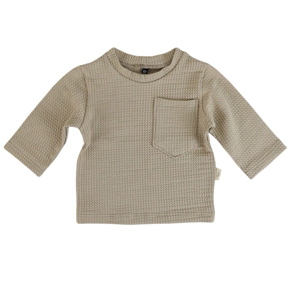 pixelcut_10-5 Longsleeve | camel (mini cable)
