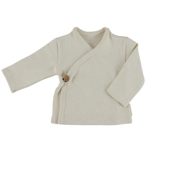 Overslagshirtje | roomwit (gebreid)