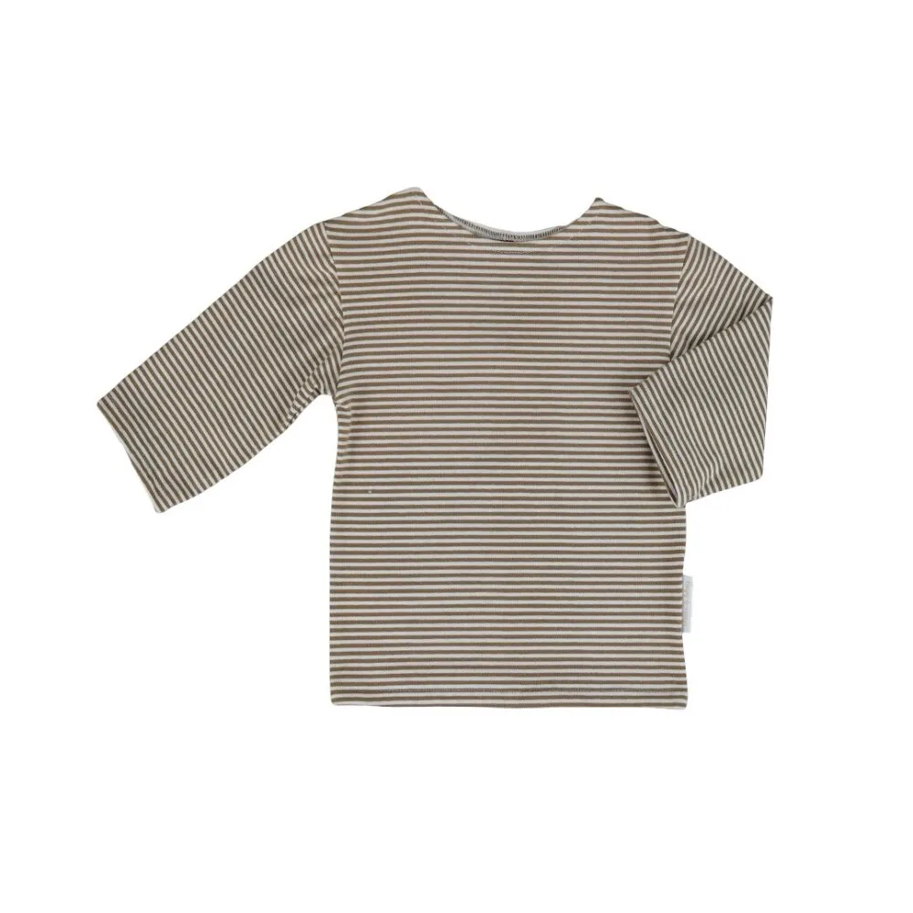 pixelcut_18-4 Longsleeve | bruin streep