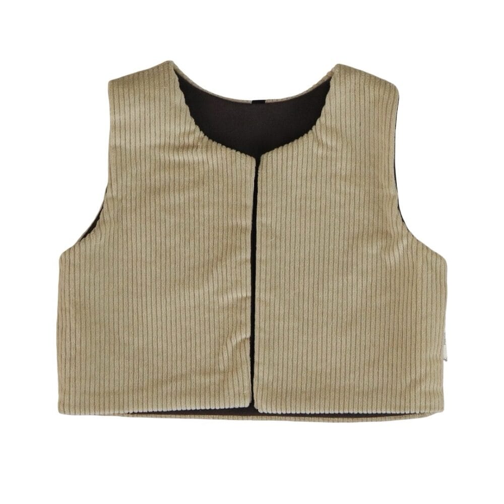 Gilet | beige (rib)