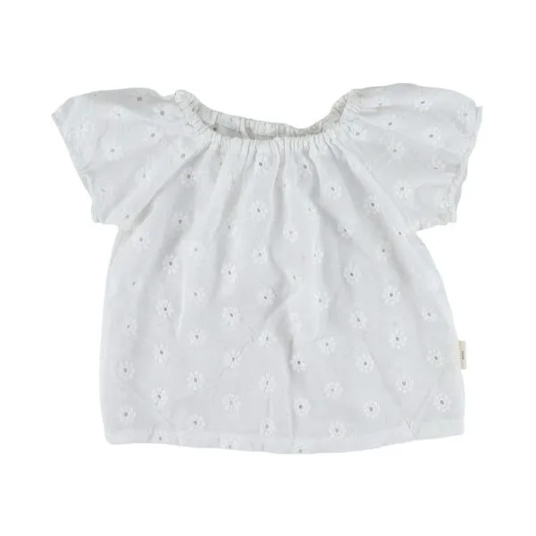 Shirtje | wit (broderie)