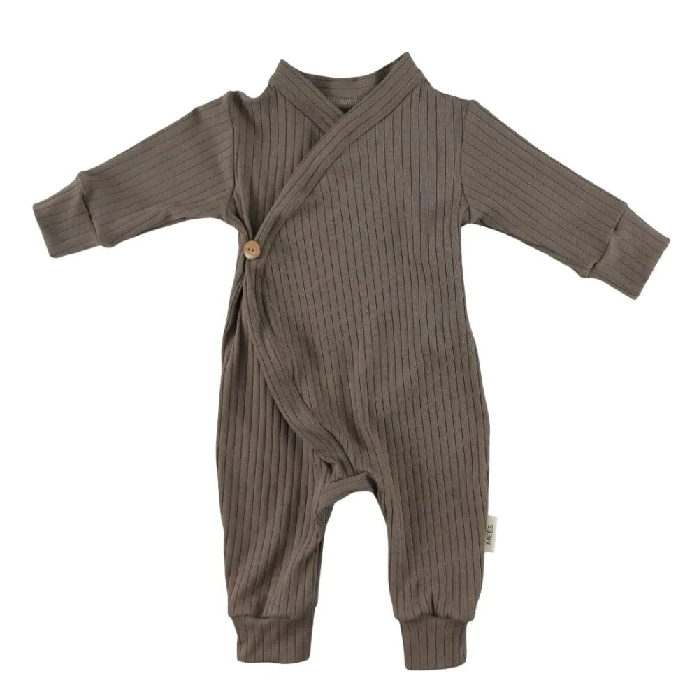 Boxpakje | bruin (brede rib)