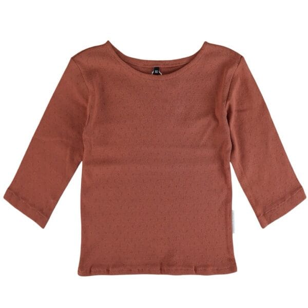 Longsleeve | brique (pointelle)