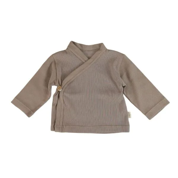 pixelcut_35-3 Overslagshirtje | bruin (rib)