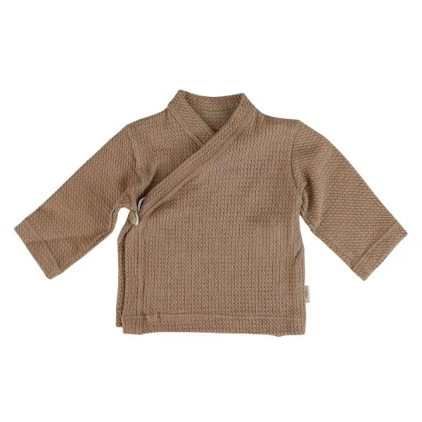 Overslagshirtje | cacao (mini cable)