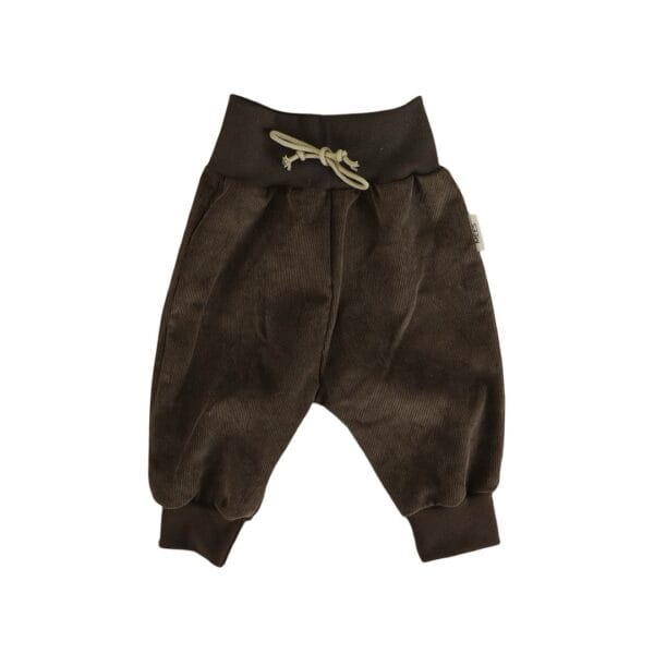 Broekje | baggy donkerbruin (rib)