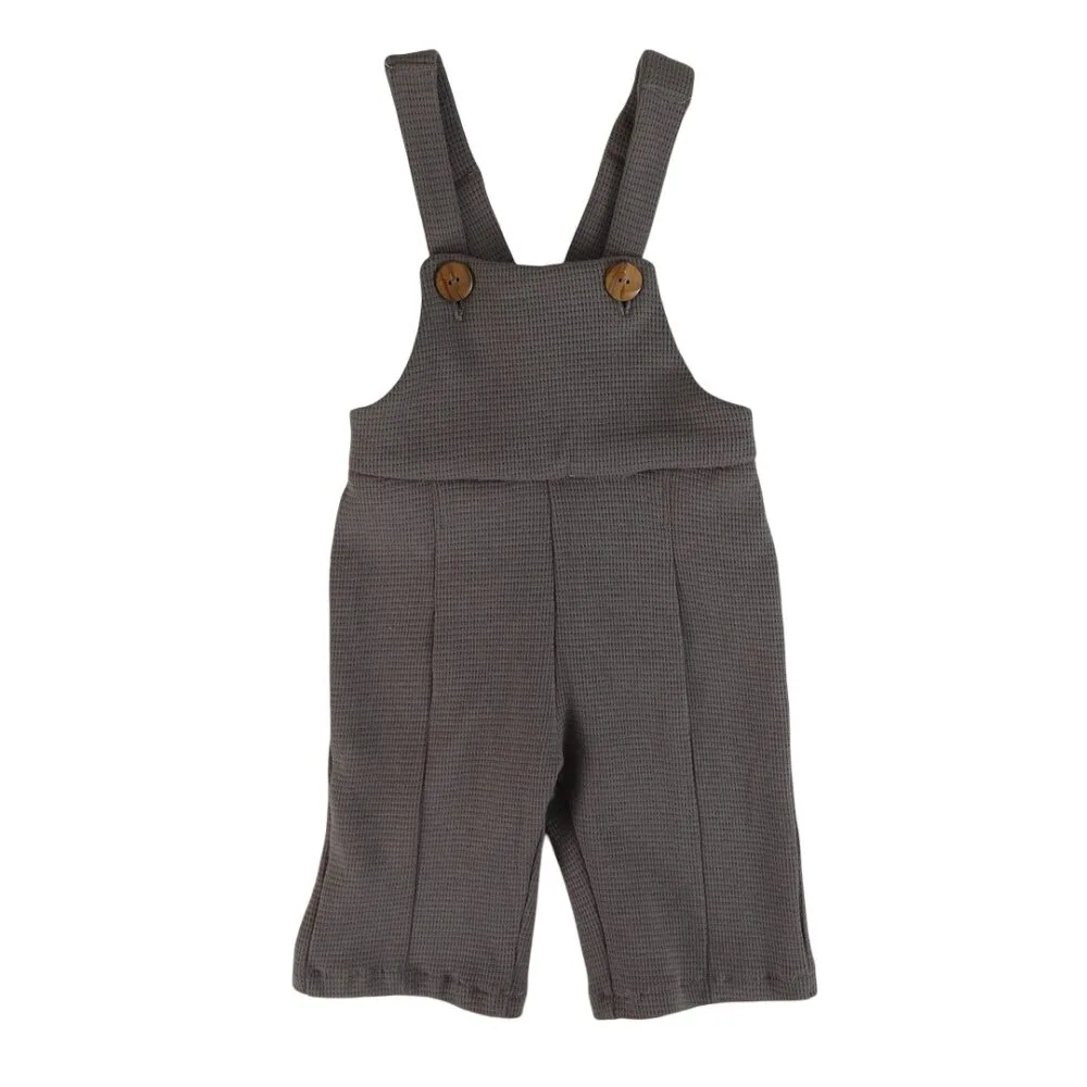 Tuinbroek | bruin (wafel)