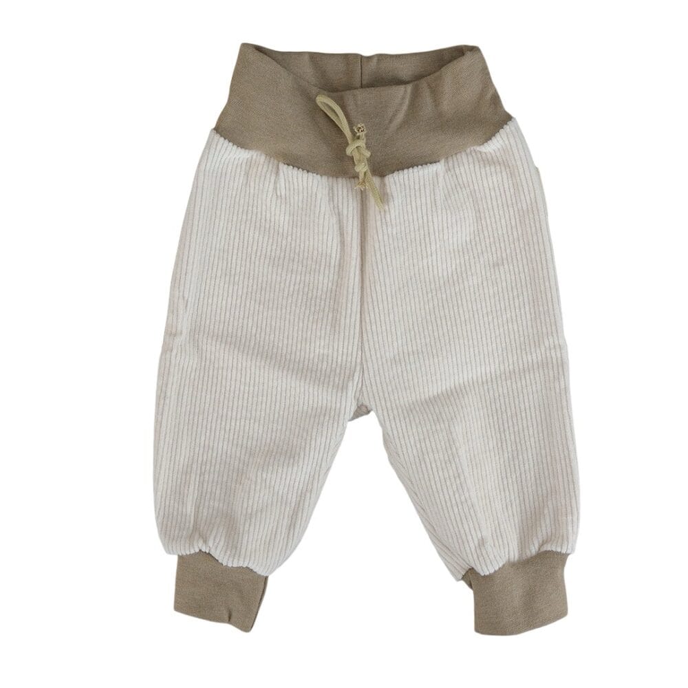 Broekje | baggy roomwit (rib)