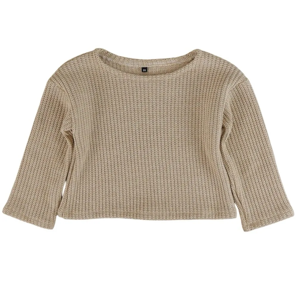 Knitted sweater | camel