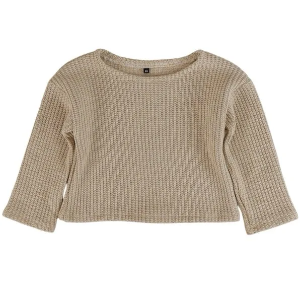Knitted sweater | camel