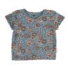 Shirt | bloemen blauw