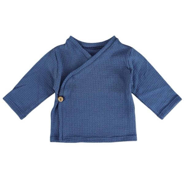 Overslagshirtje | blauw (mini cable)