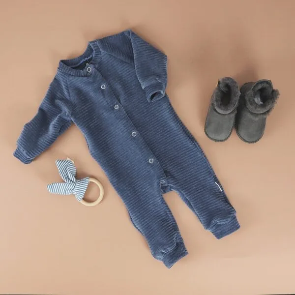 Boxpakje | Blauw (velvet rib)