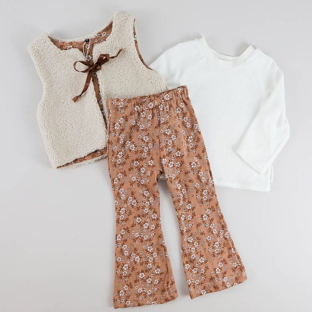 Gilet | roomwit (teddy)