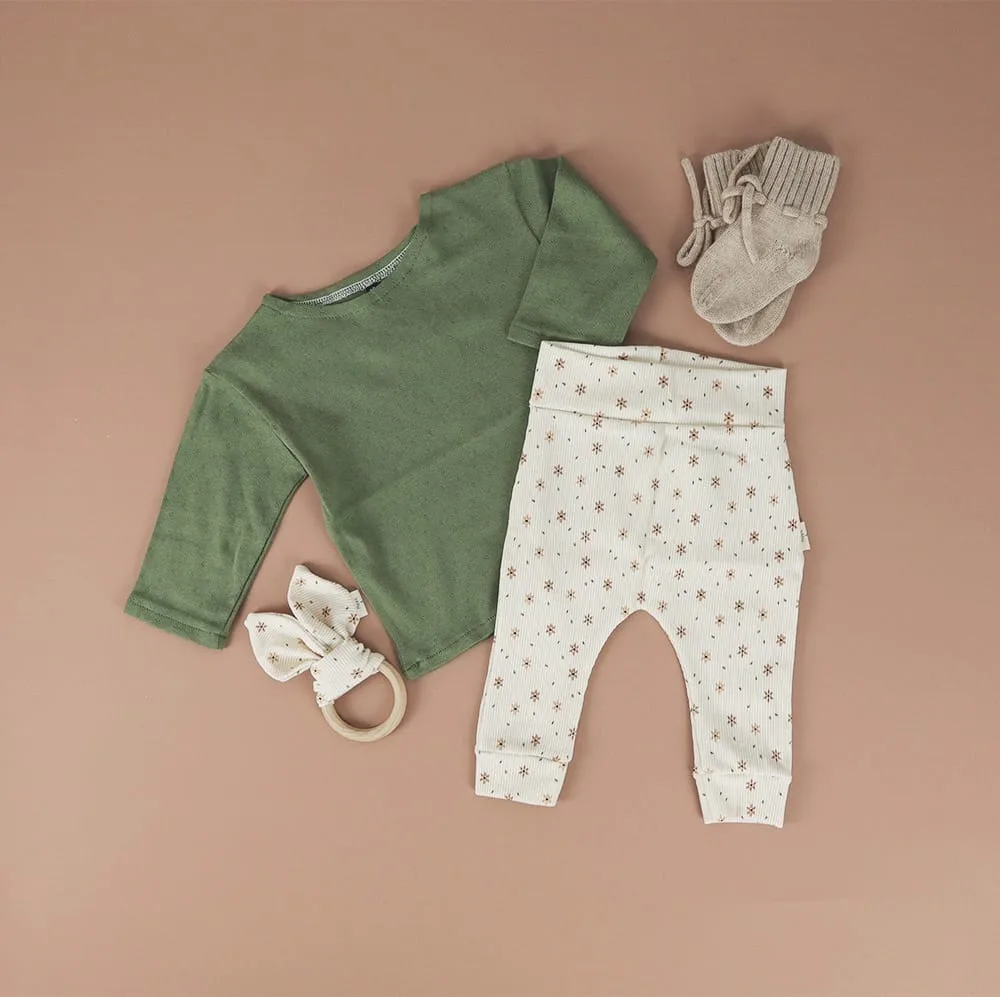 setje-groen-pointelle.jpeg Longsleeve | groen (pointelle)