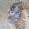Babyslofjes | merinowol licht grijs