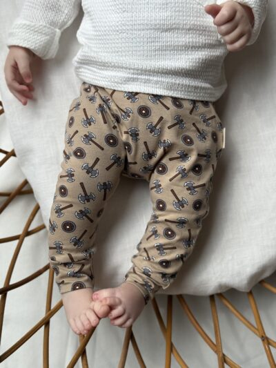 Baby broekje viking bruin