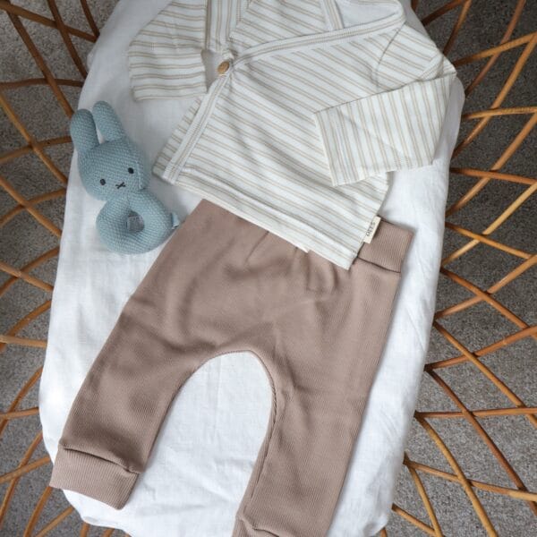 Broekje | bruin (rib)