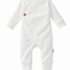 Baby boxpakje wit (rib) Baby boxpakje wit (rib)