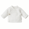 Overslagshirtje ecru (mini cable) Baby overslagshirtje ecru (mini cable)