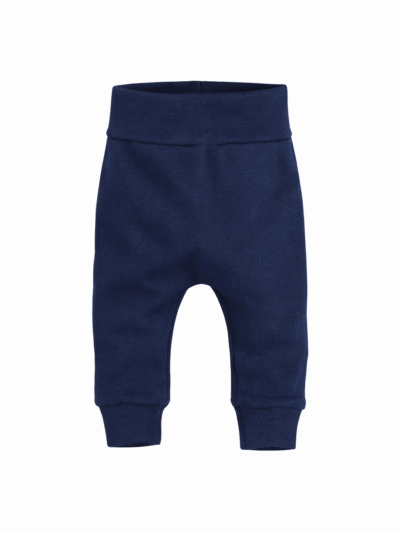 Broekje blauw (gebreid)