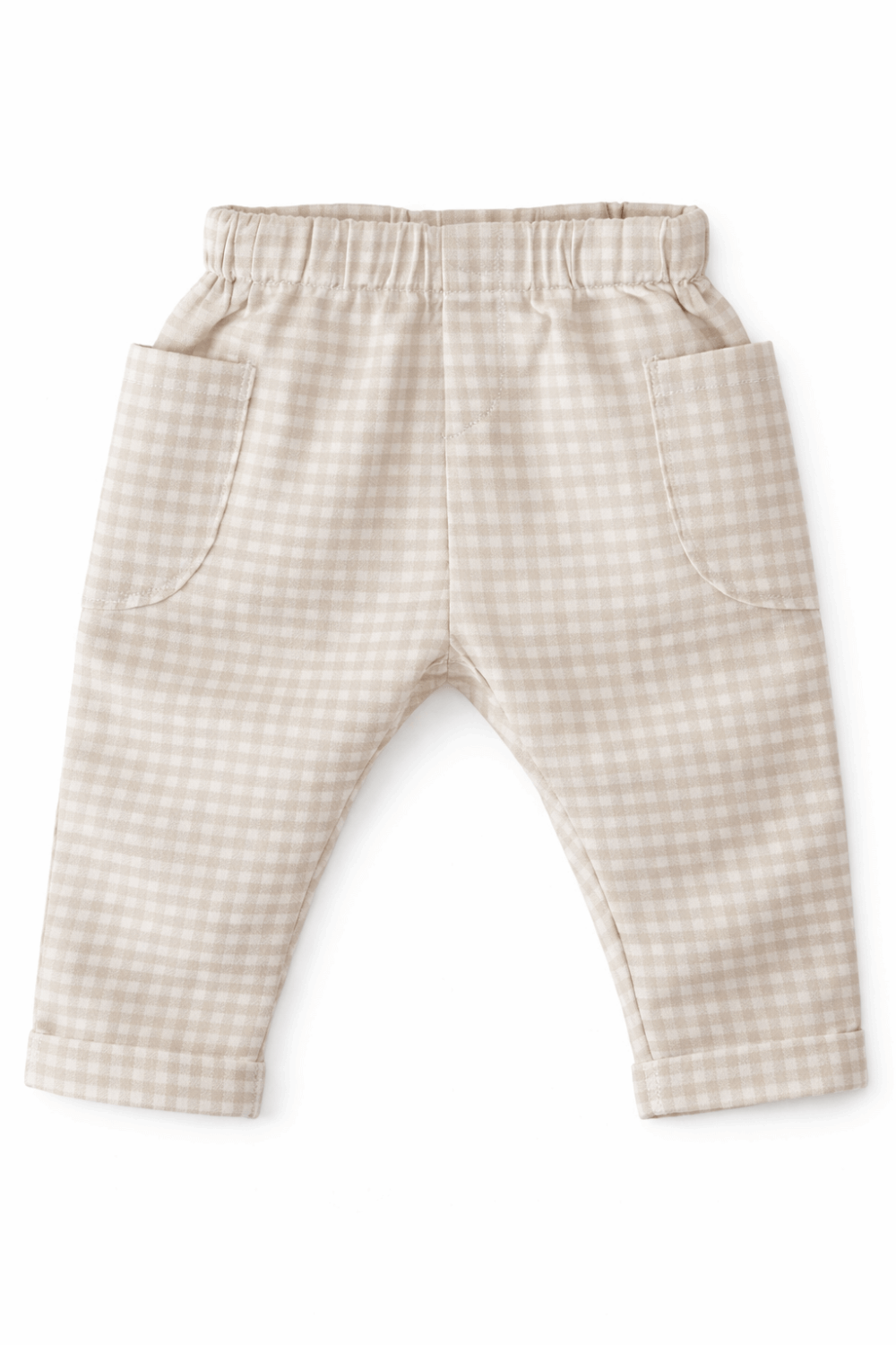 Baby broekje ruit katoen, luchtig broekje-ruit-katoen-baby-broekje-luchtig