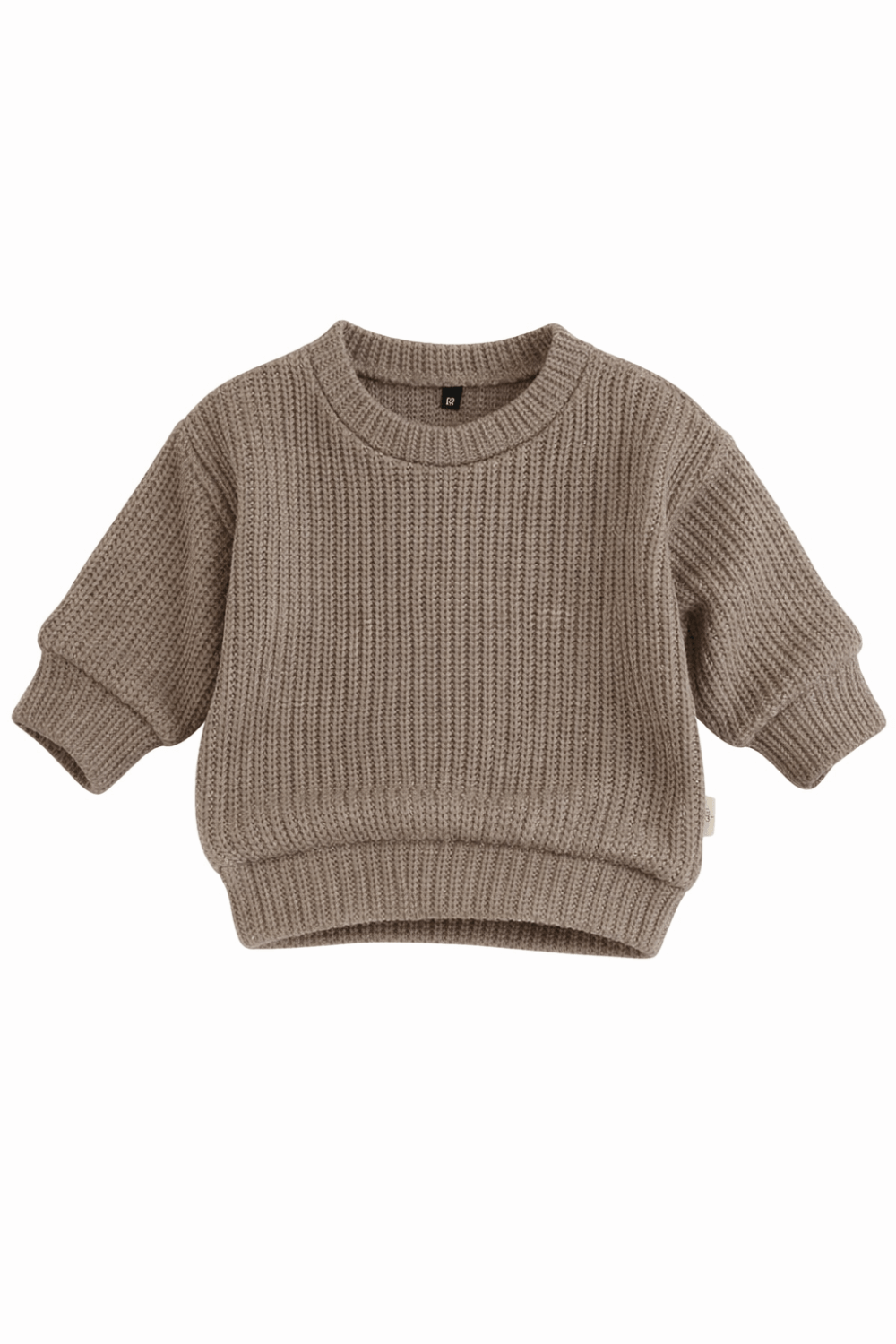 Oversized sweater knitted taupe sweater-knitted-oversized-taupe