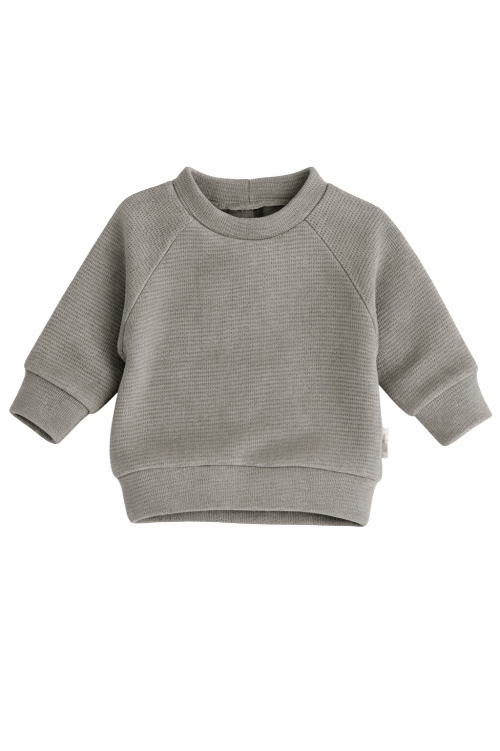 Sweater taupe wafel sweater-taupe-wafel