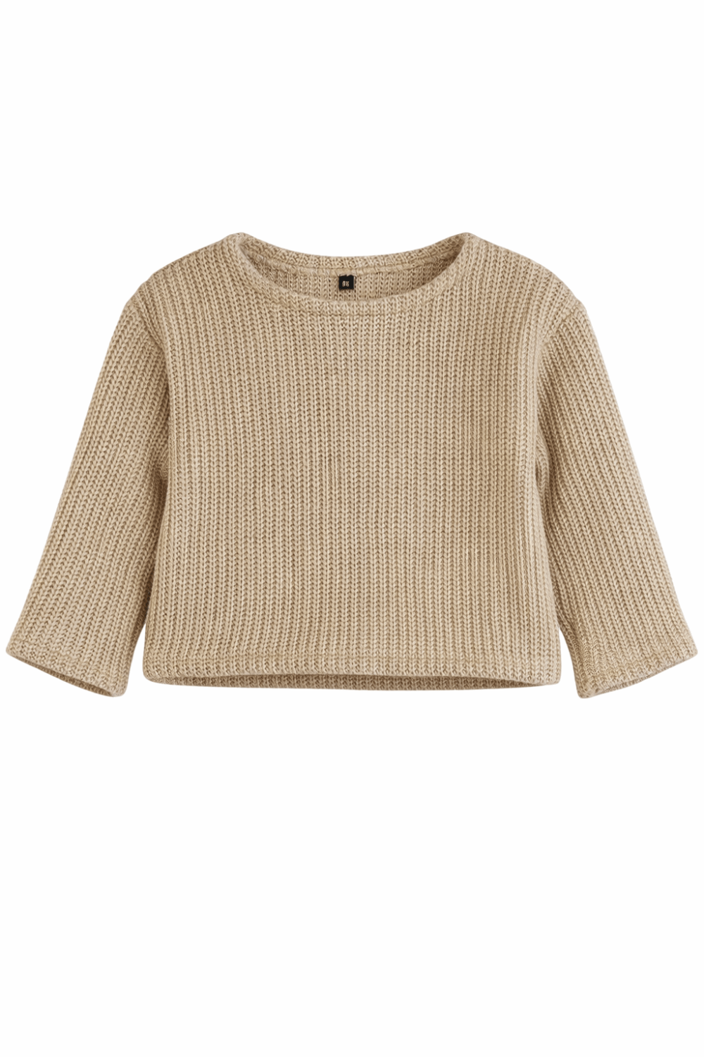sweater-cropped-knitted-camel
