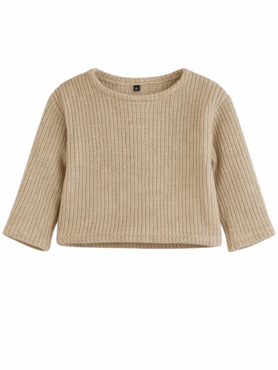 sweater-cropped-knitted-camel