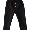 Zwarte chino voor jongens Zwarte chino met knopen