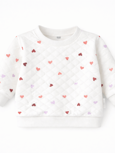sweater met hartjes voor meisjes