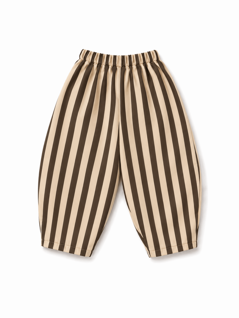 Barrel broek bruin gestreept Barrel broek bruin gestreept
