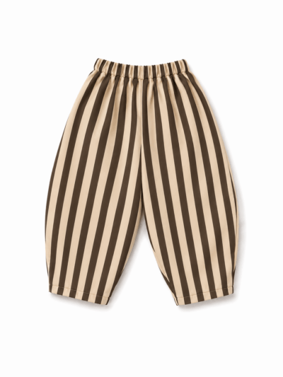 Barrel broek bruin gestreept